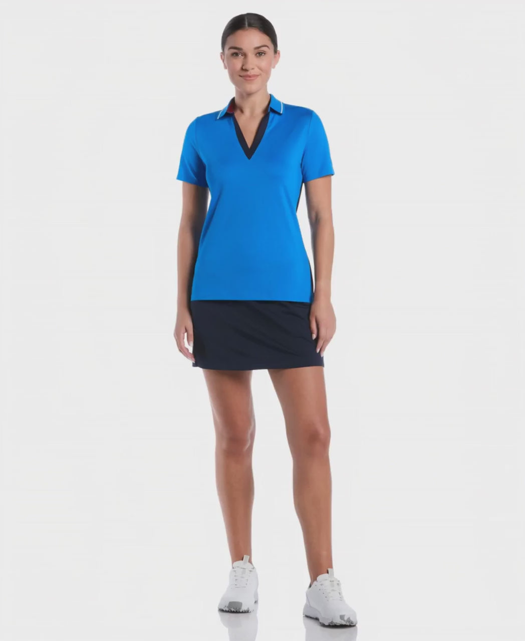 Women's Color Block Golf Polo