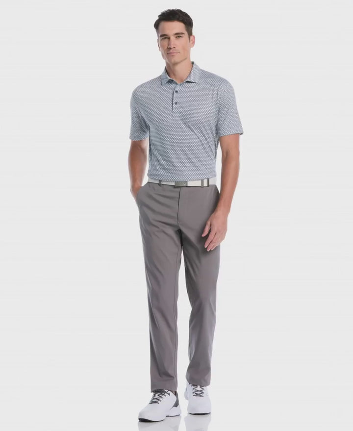 Men's All Gradient Chevron Print Polo