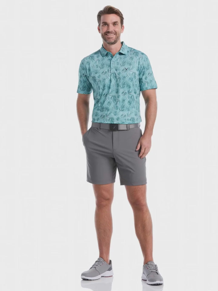 Men's Floral Polo