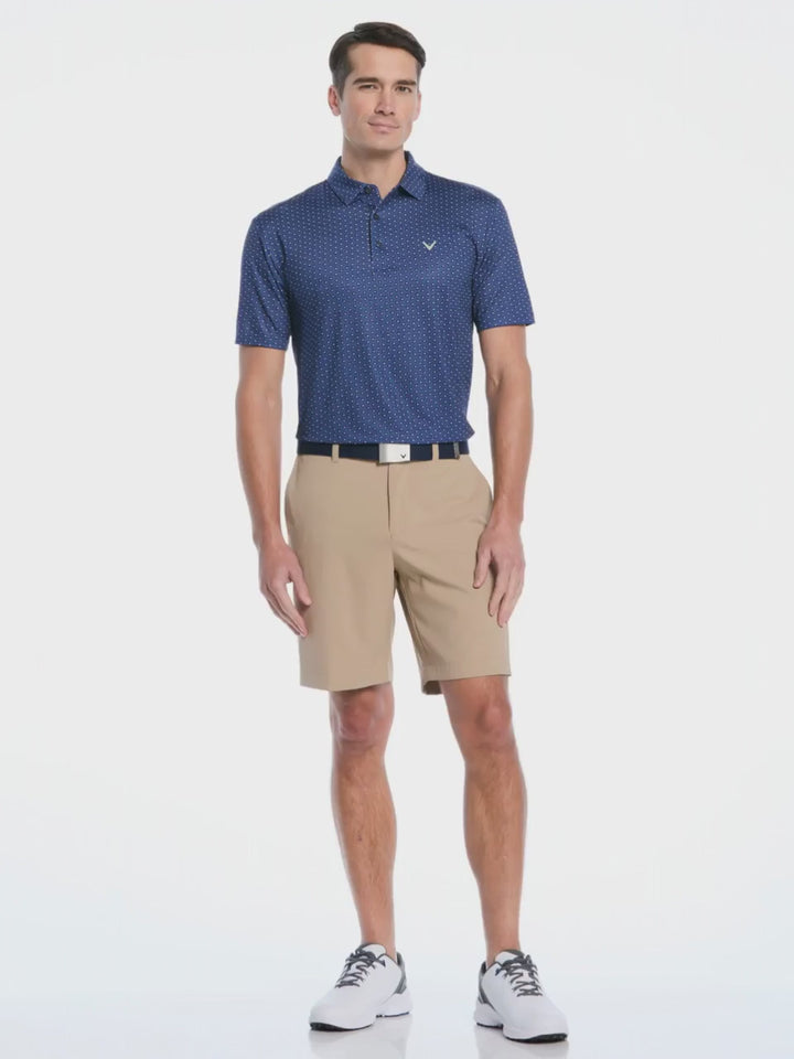 Men's Regimental V-Day Print Polo