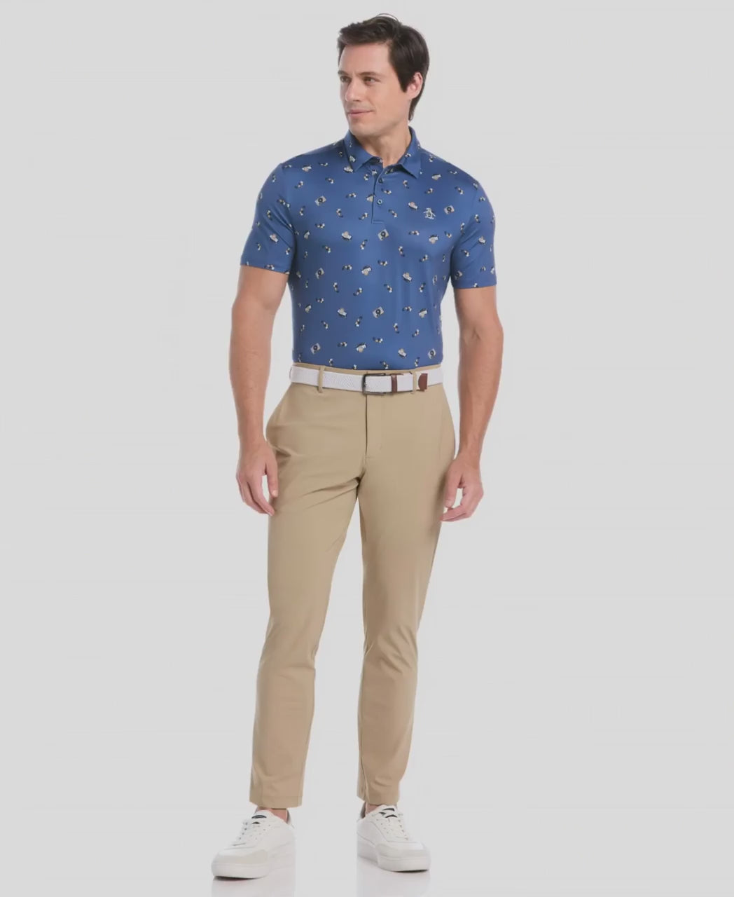 Men's Pete's Camera Print Polo
