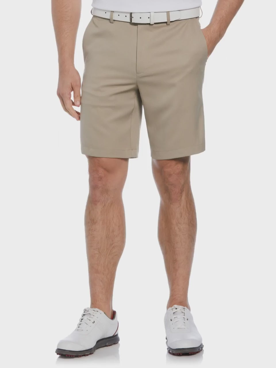 Men's 9" Expandable Flat Front Golf Short