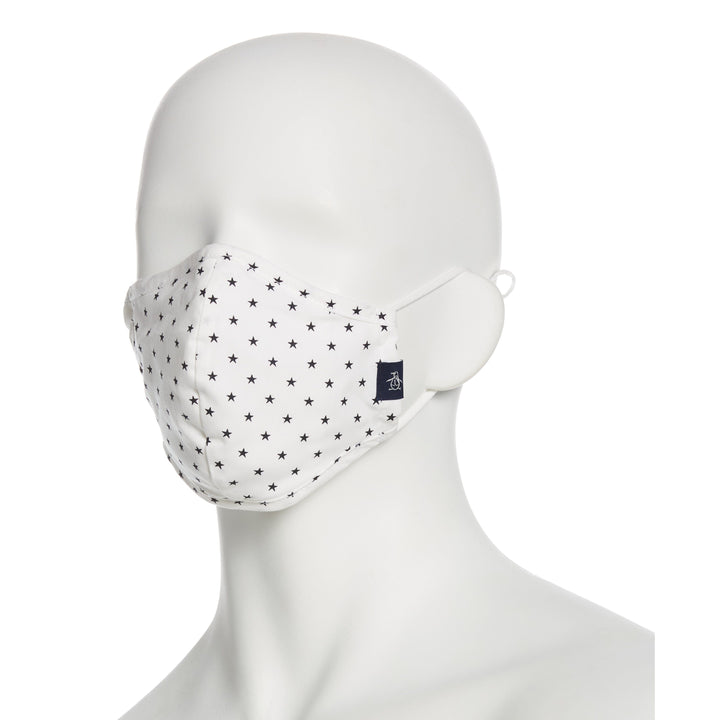 Assorted Poplin Print 3 Pack Pleated Face Mask (Assortment 132) 