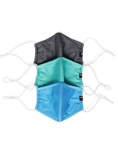 Assorted Print 3 Pack Rounded Face Mask
