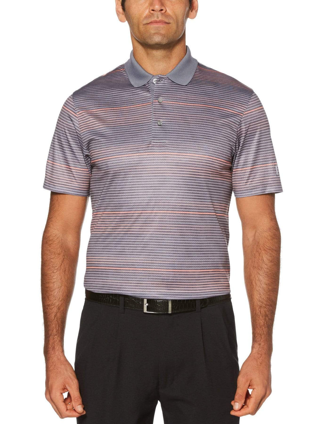 Big & Tall Allover Stripe Polo
