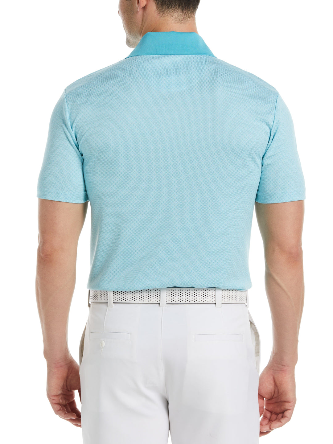 Big & Tall Argyle Jacquard Print Golf Polo