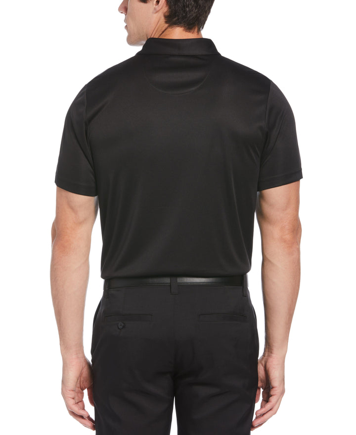 Big & Tall Asymmetric Print Golf Polo