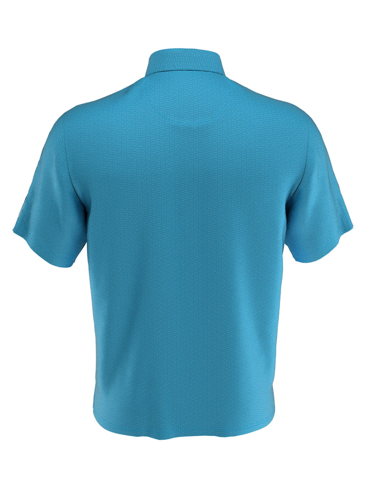 Big & Tall Birdseye Print Golf Polo
