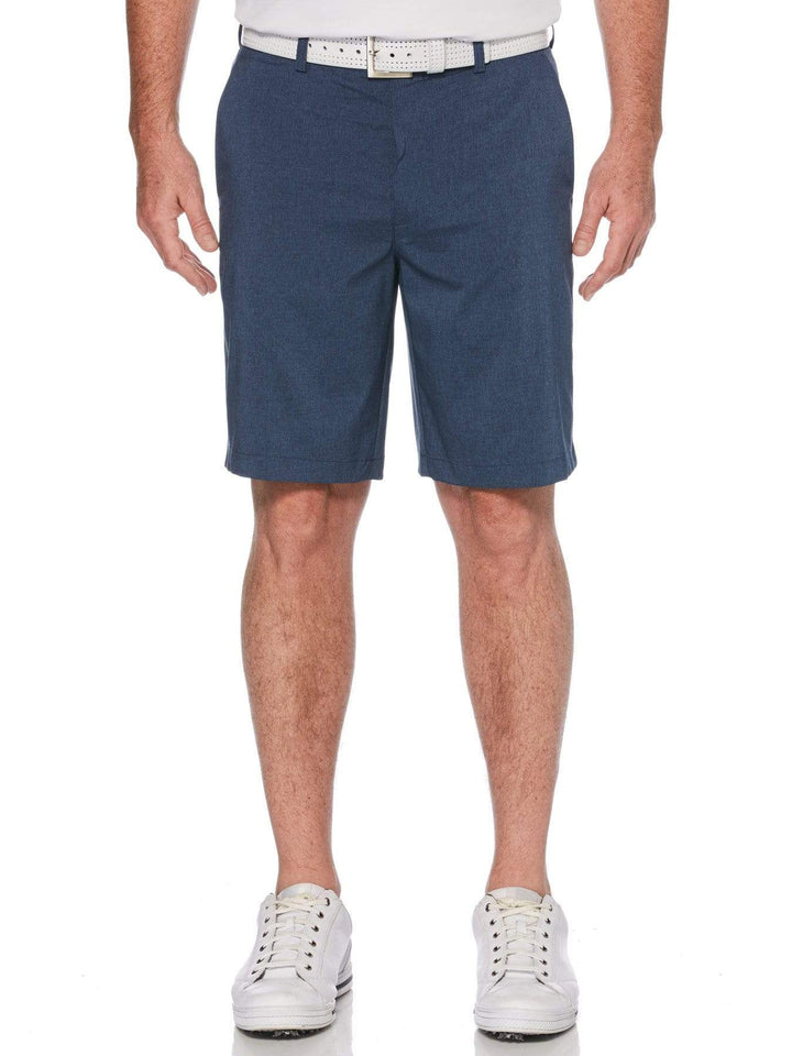 Big & Tall Flat Front Heather Golf Short With Active Waistband