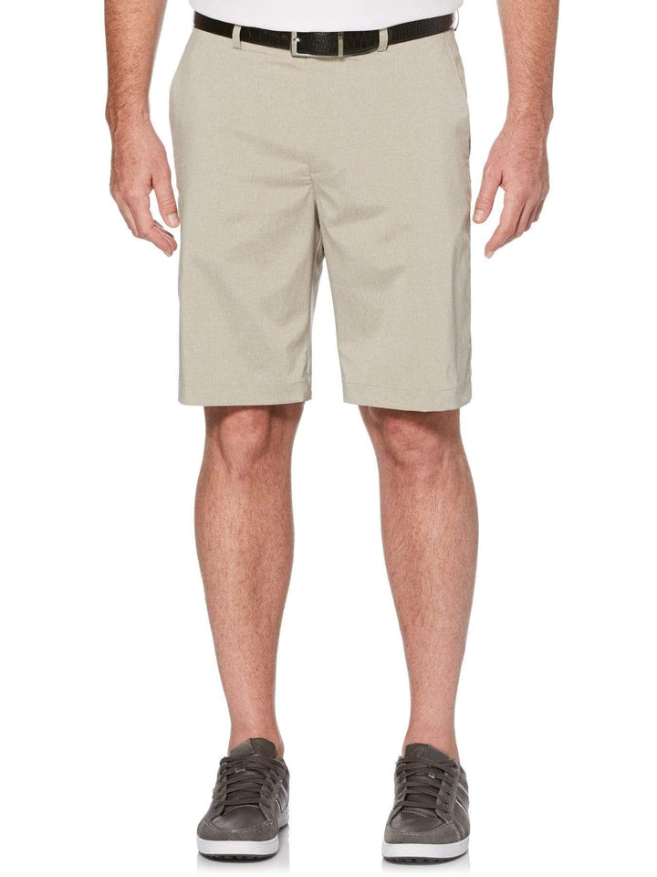 Big & Tall Flat Front Heather Golf Short With Active Waistband