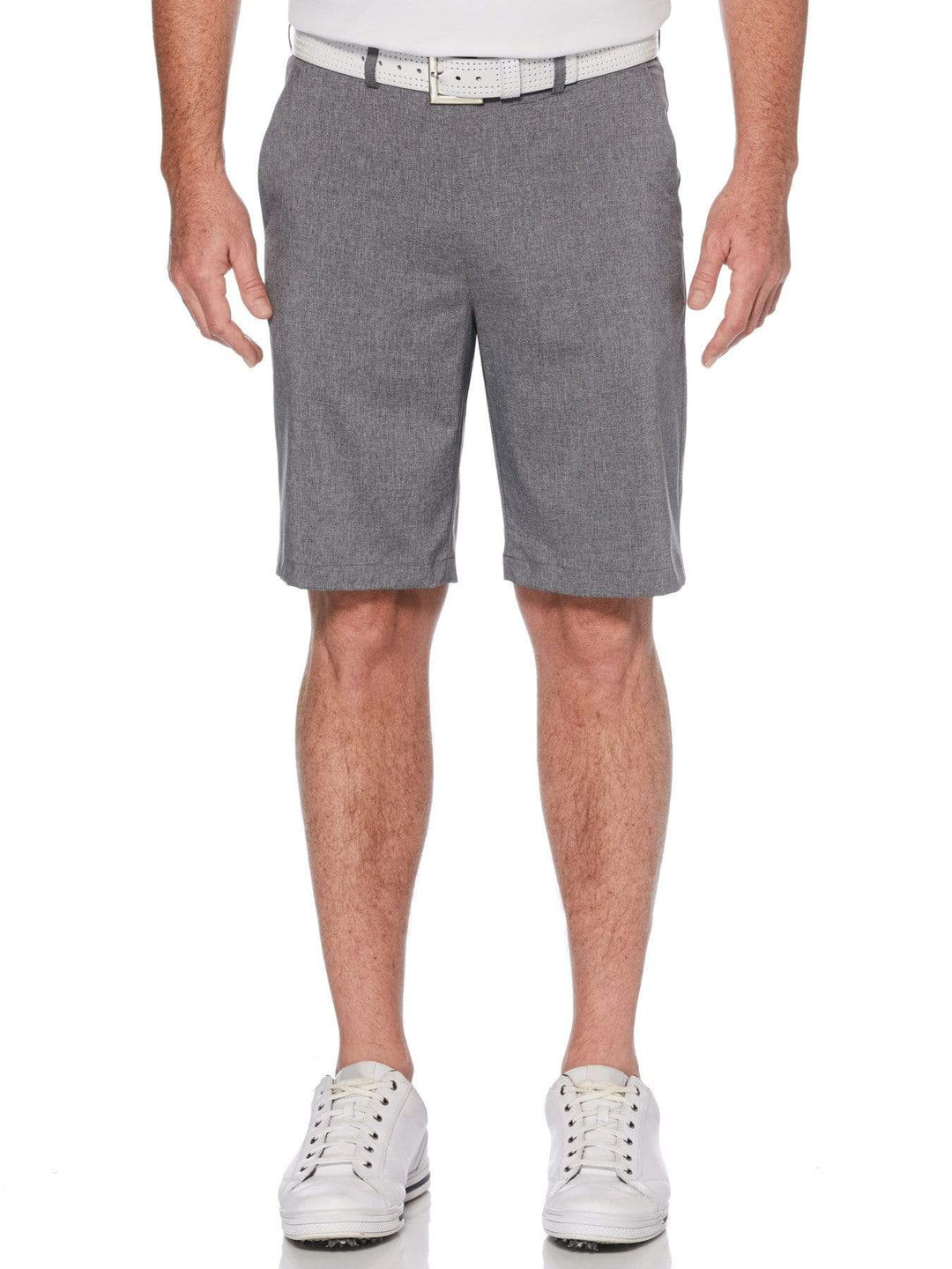 Big & Tall Flat Front Heather Golf Short With Active Waistband