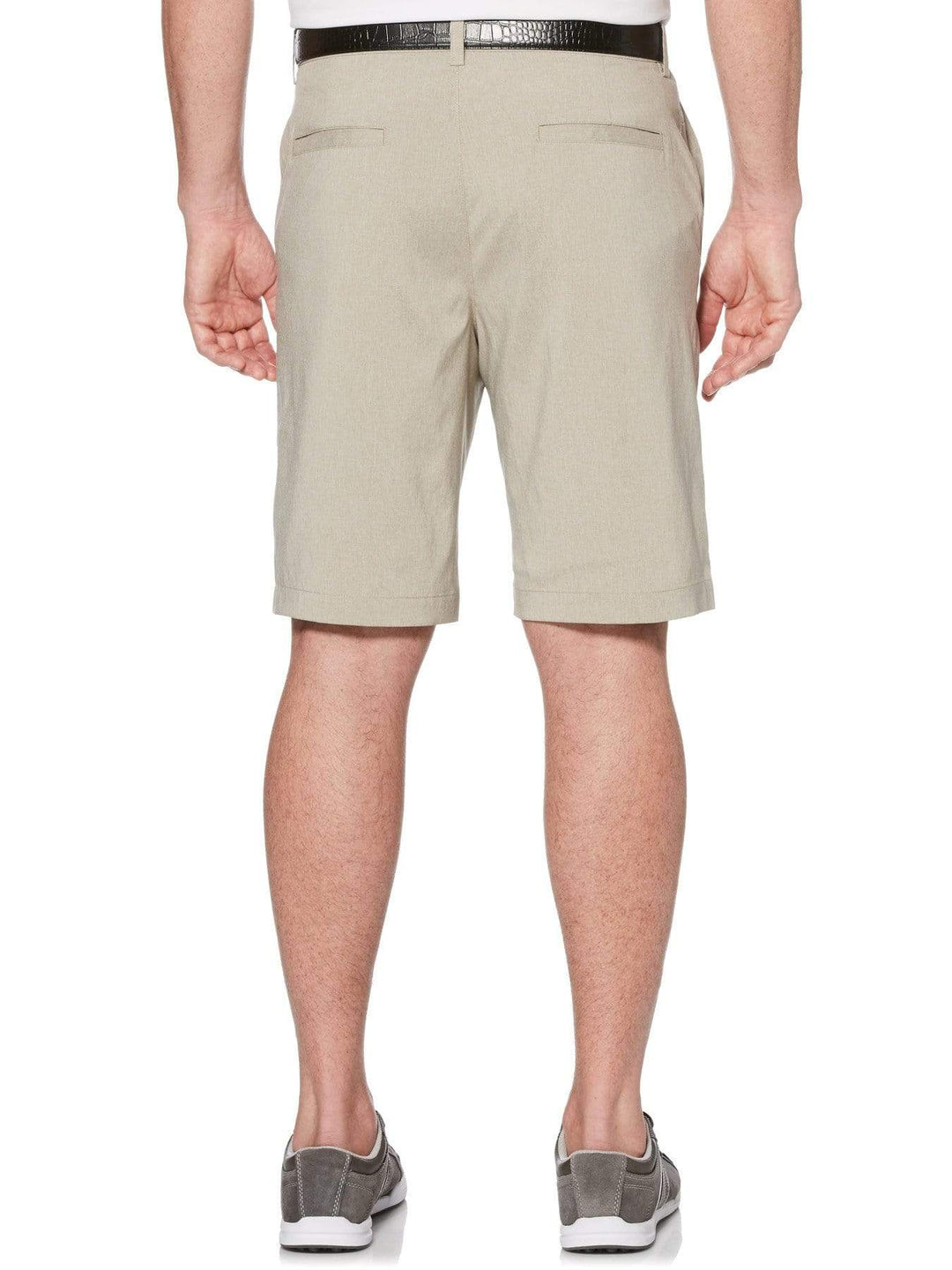Big & Tall Flat Front Heather Golf Short With Active Waistband
