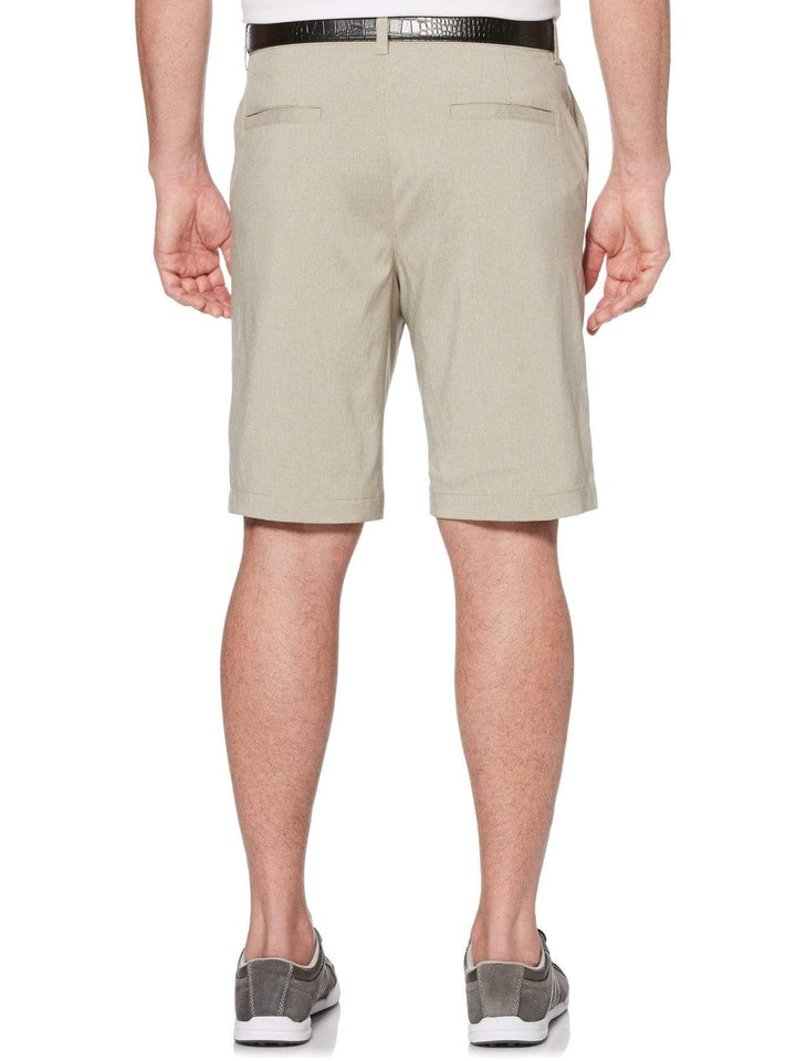 Big & Tall Flat Front Heather Golf Short With Active Waistband