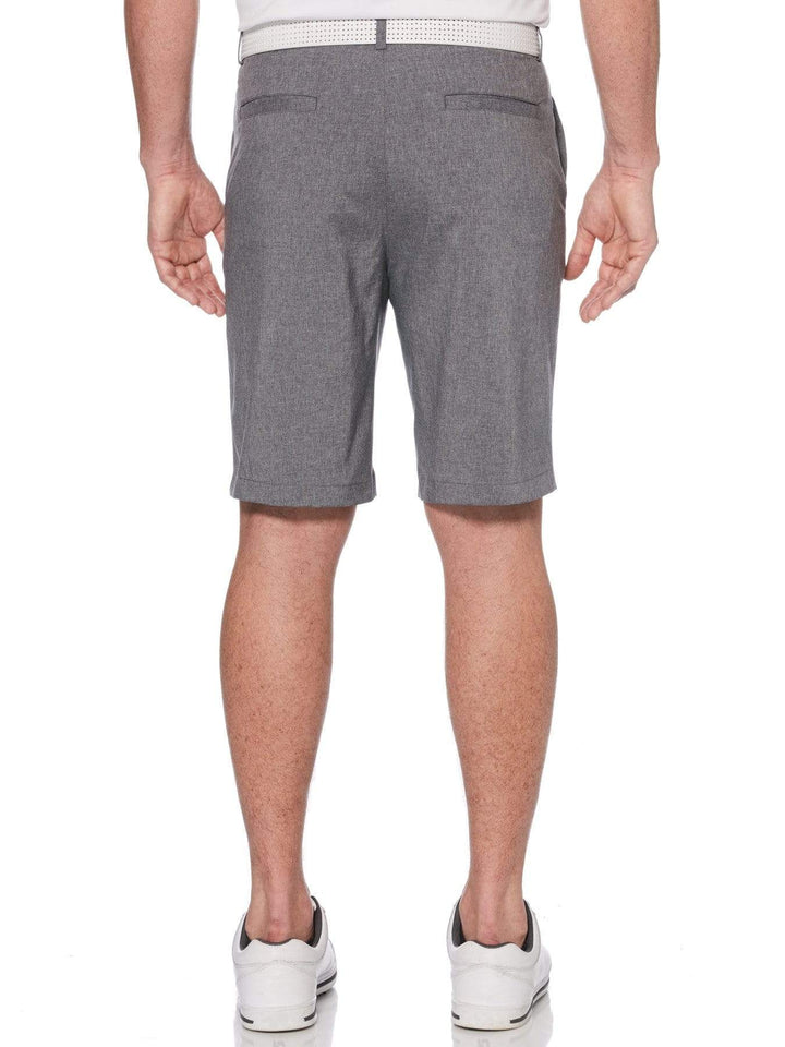 Big & Tall Flat Front Heather Golf Short With Active Waistband