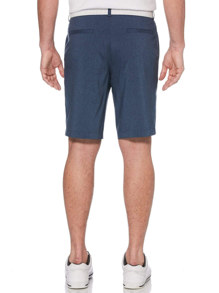 Big & Tall Flat Front Heather Golf Short With Active Waistband