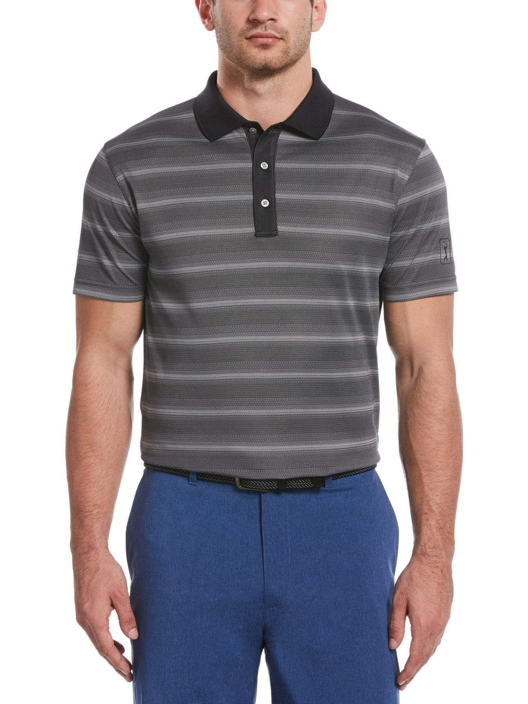 Big & Tall Gradient Striped Jacquard Polo