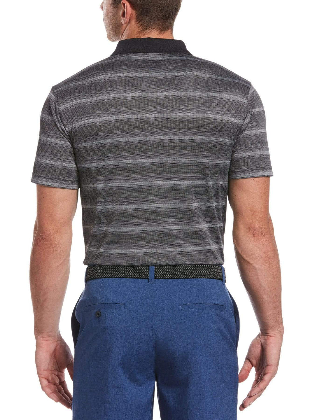 Big & Tall Gradient Striped Jacquard Polo