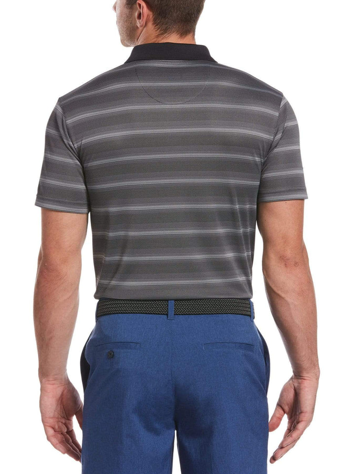 Big & Tall Gradient Striped Jacquard Polo