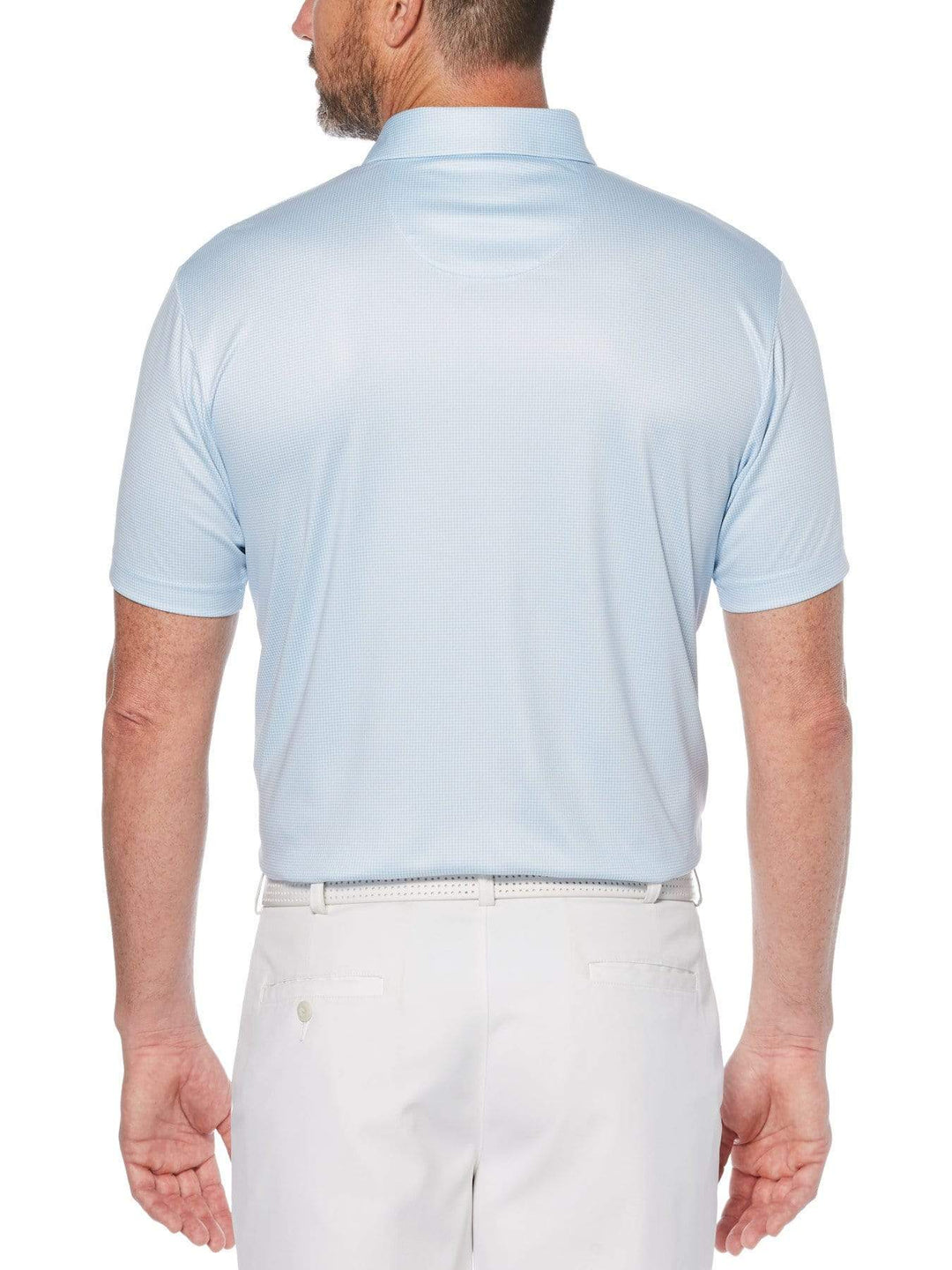 Big & Tall Mini Gingham Print Polo