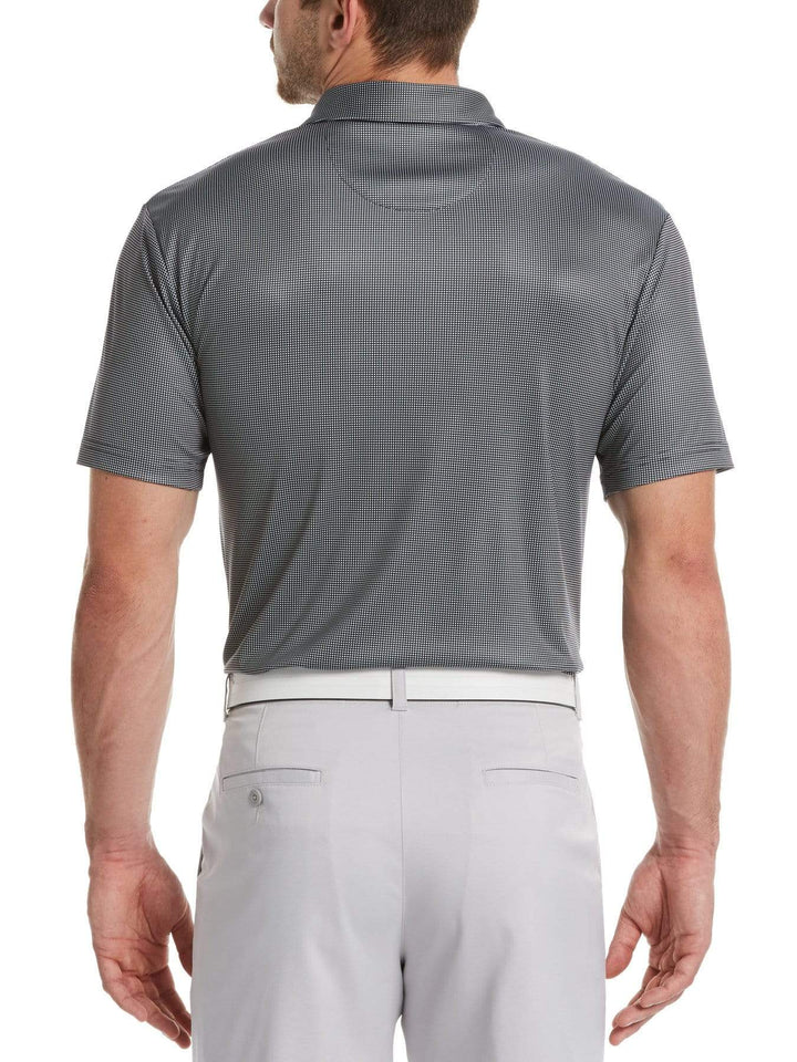 Big & Tall Mini Gingham Print Polo