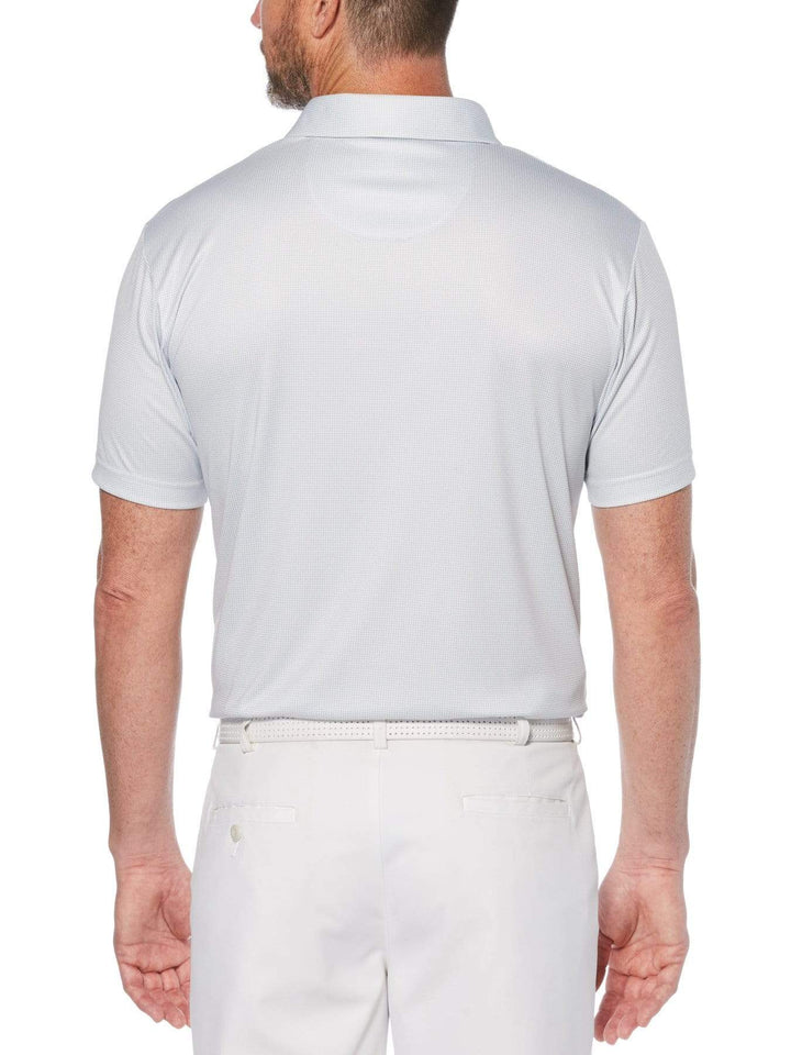 Big & Tall Mini Gingham Print Polo