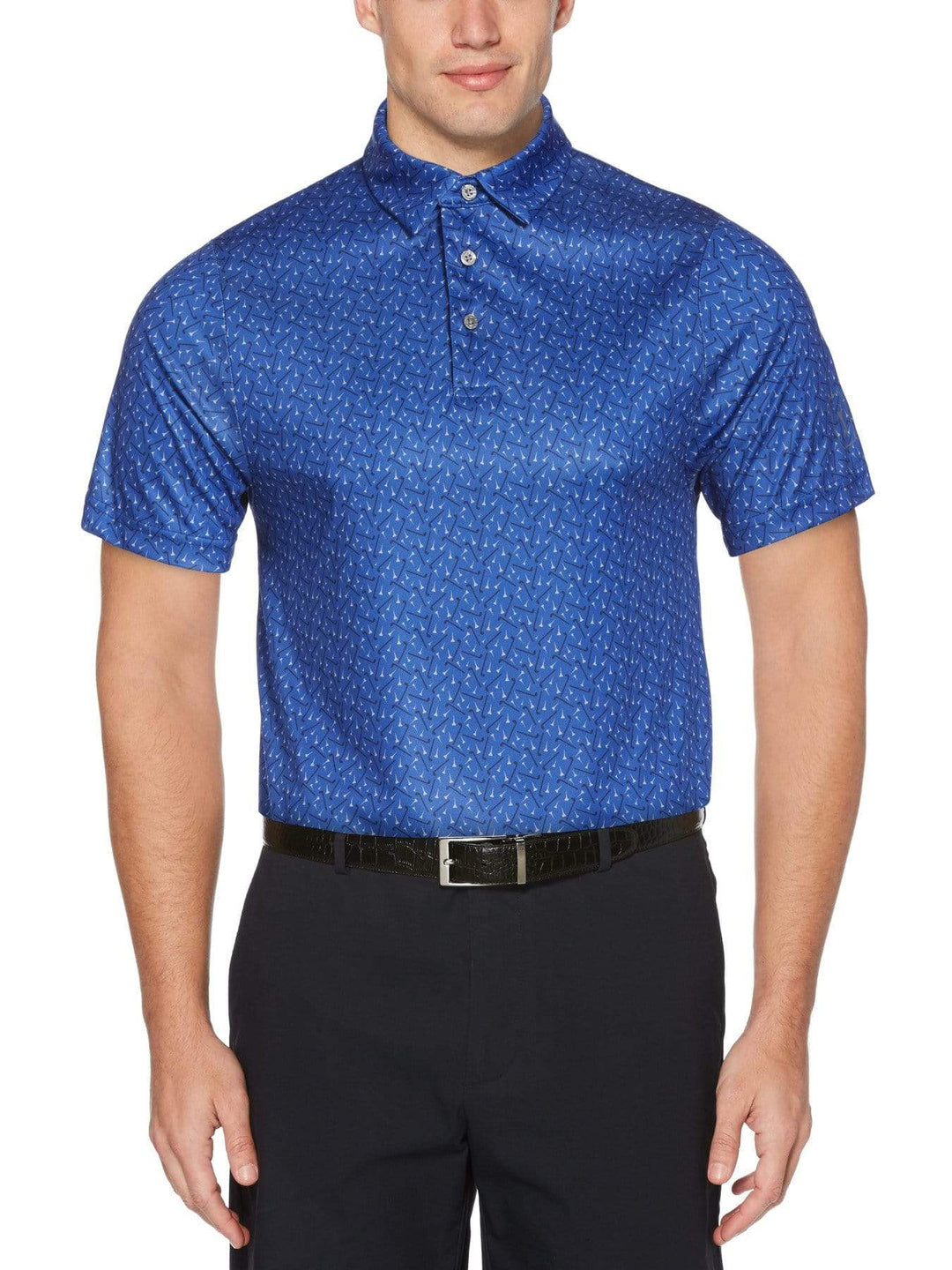 Big & Tall Multi Golf Conversational Print Polo