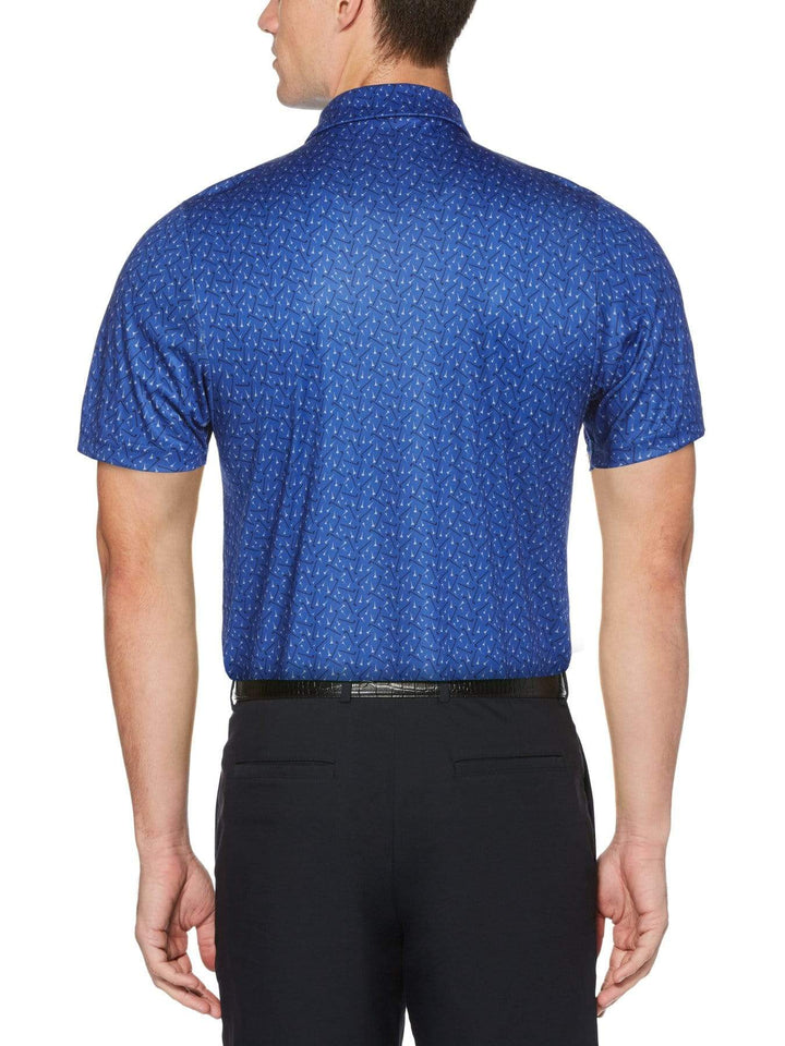 Big & Tall Multi Golf Conversational Print Polo