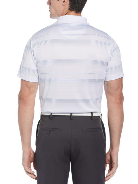 Big & Tall Ombre Stripe Print Golf Polo