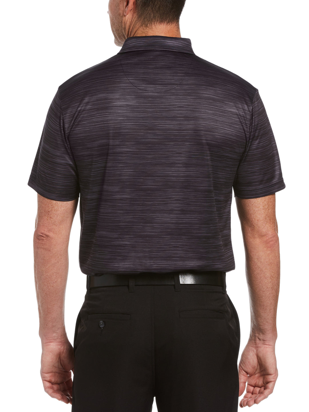 Big & Tall Textured Print Golf Polo