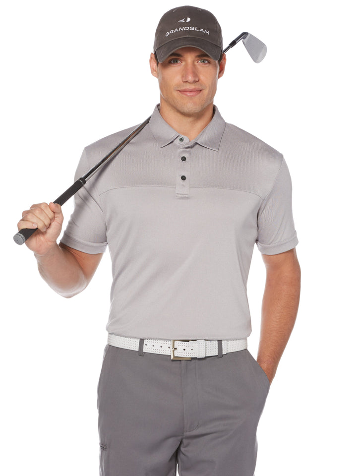 Big & Tall Twill Blocked Polo