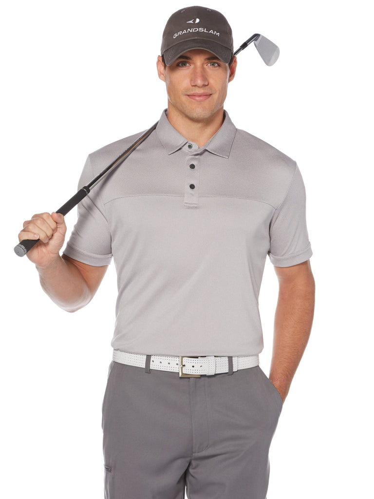 Big & Tall Twill Blocked Polo