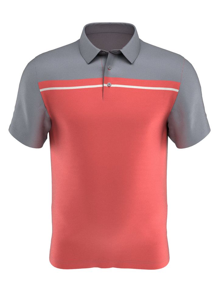 Boy's Birdseye Print Polo