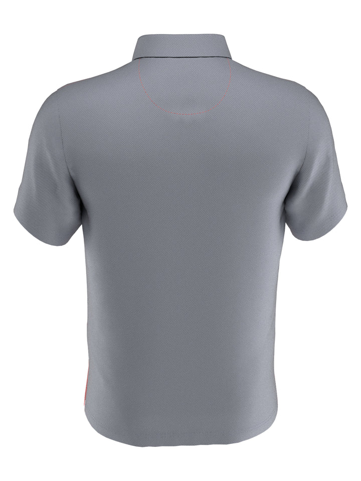 Boy's Birdseye Print Polo