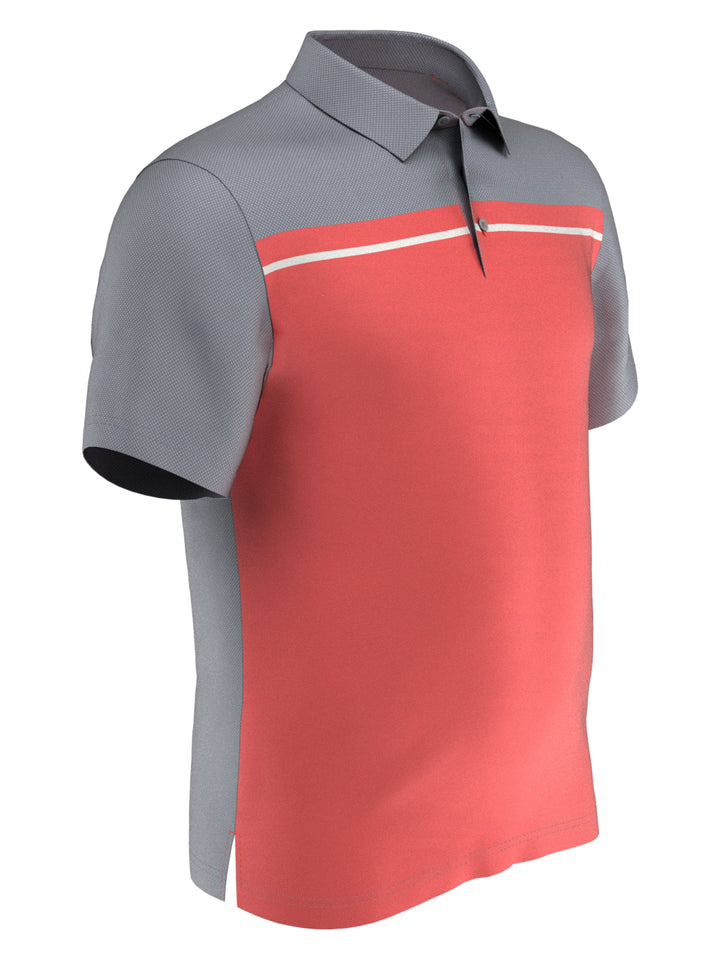 Boy's Birdseye Print Polo