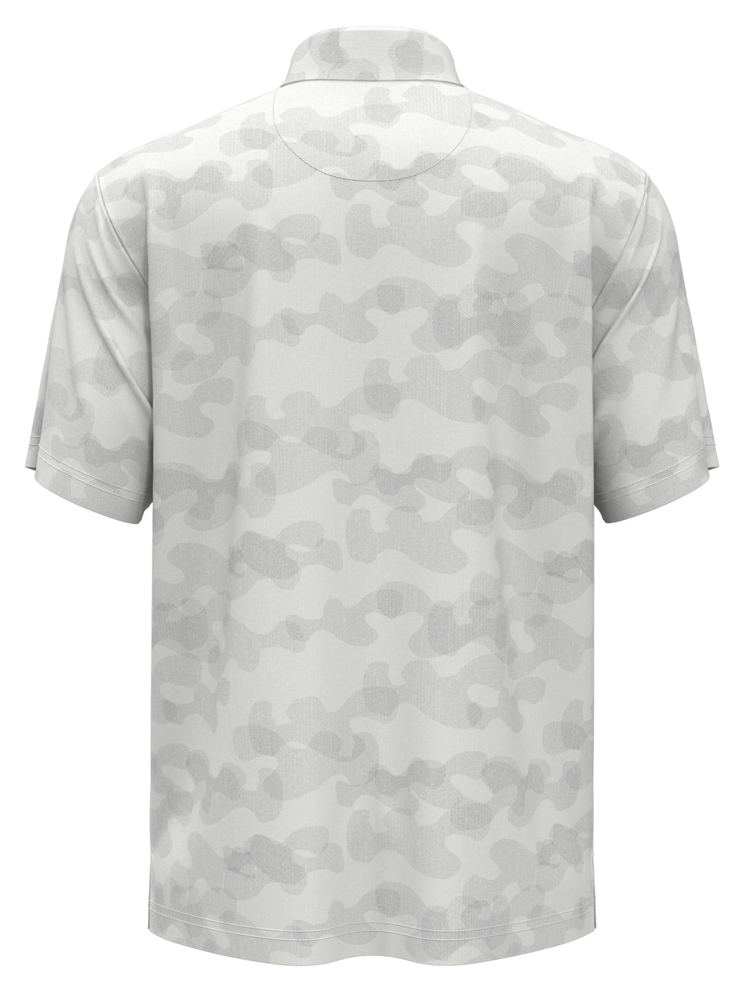 Boys Camo Print Herringbone Golf Polo