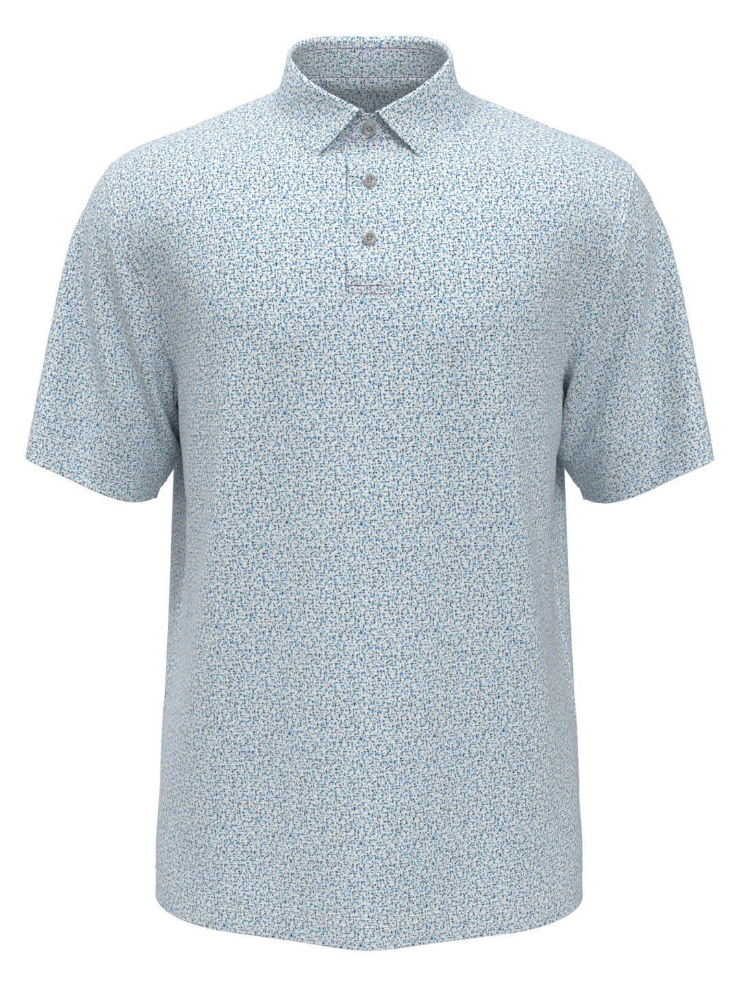 Boys Micro Geo Printed Golf Polo