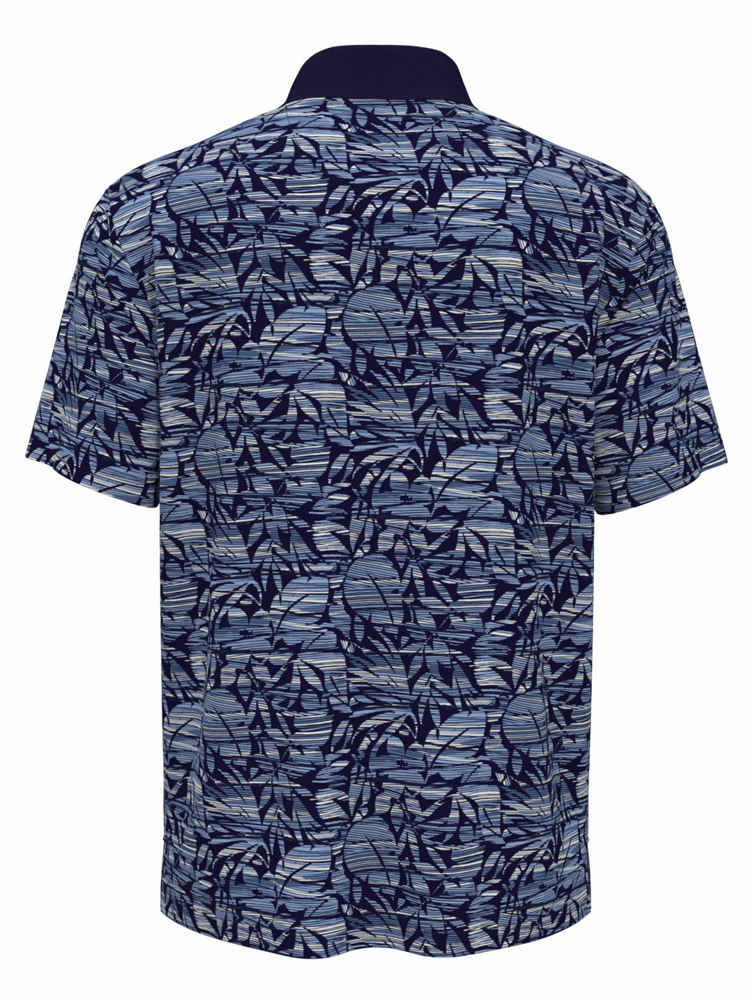 Boy's Transformed Tropical Print Golf Polo