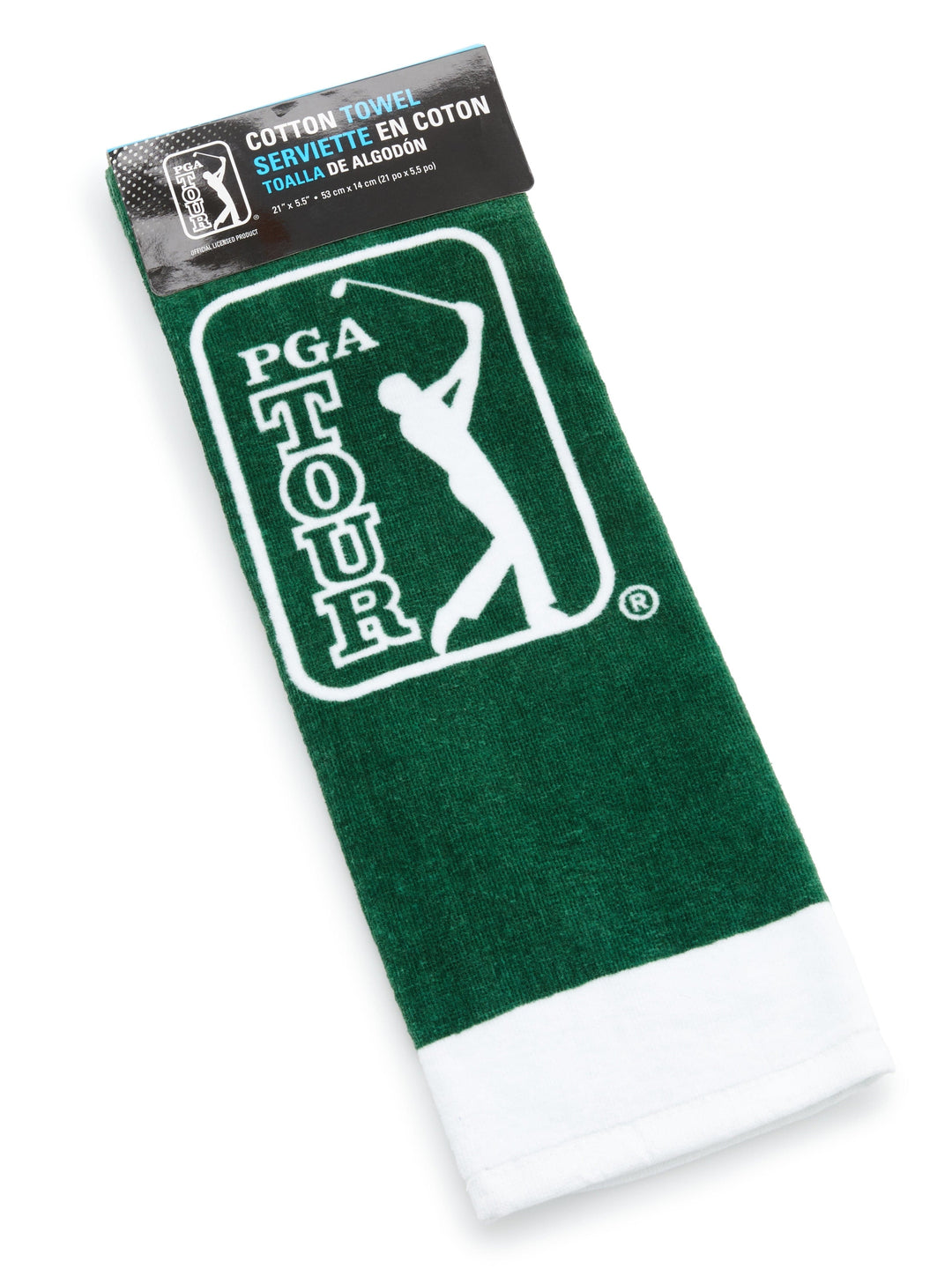 Cotton Tri-Fold Golf Towel (Hunter Green) 