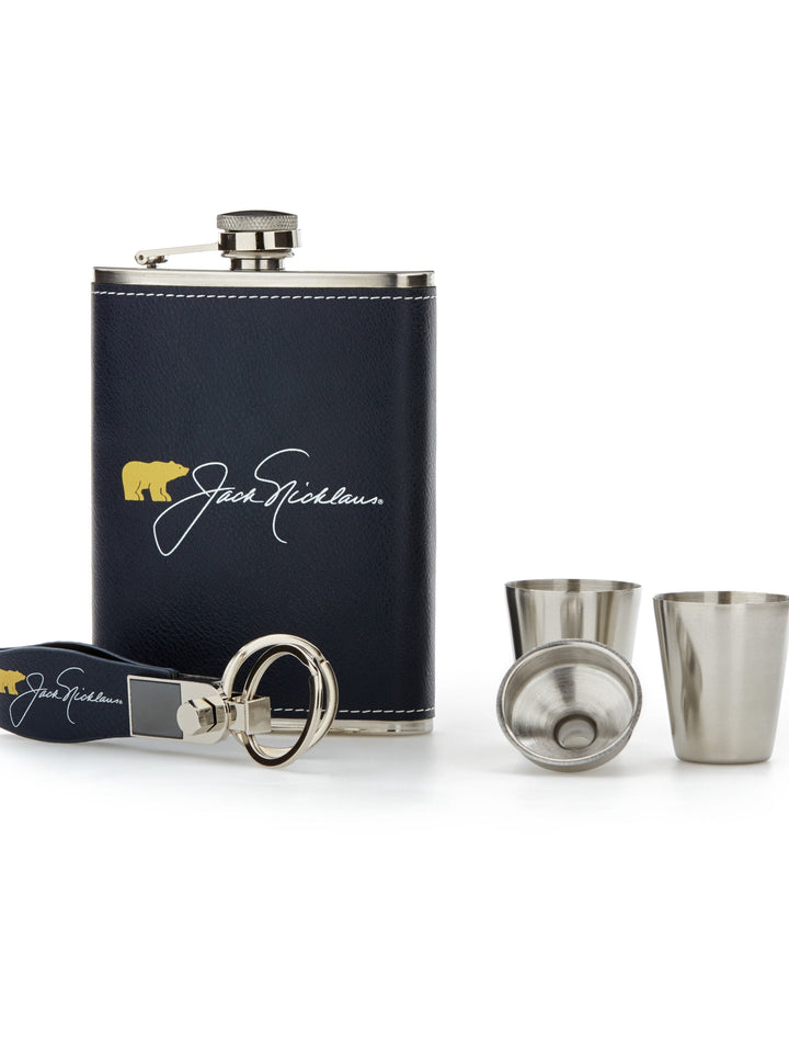 Flask, Shot and Key Chain Gift Set