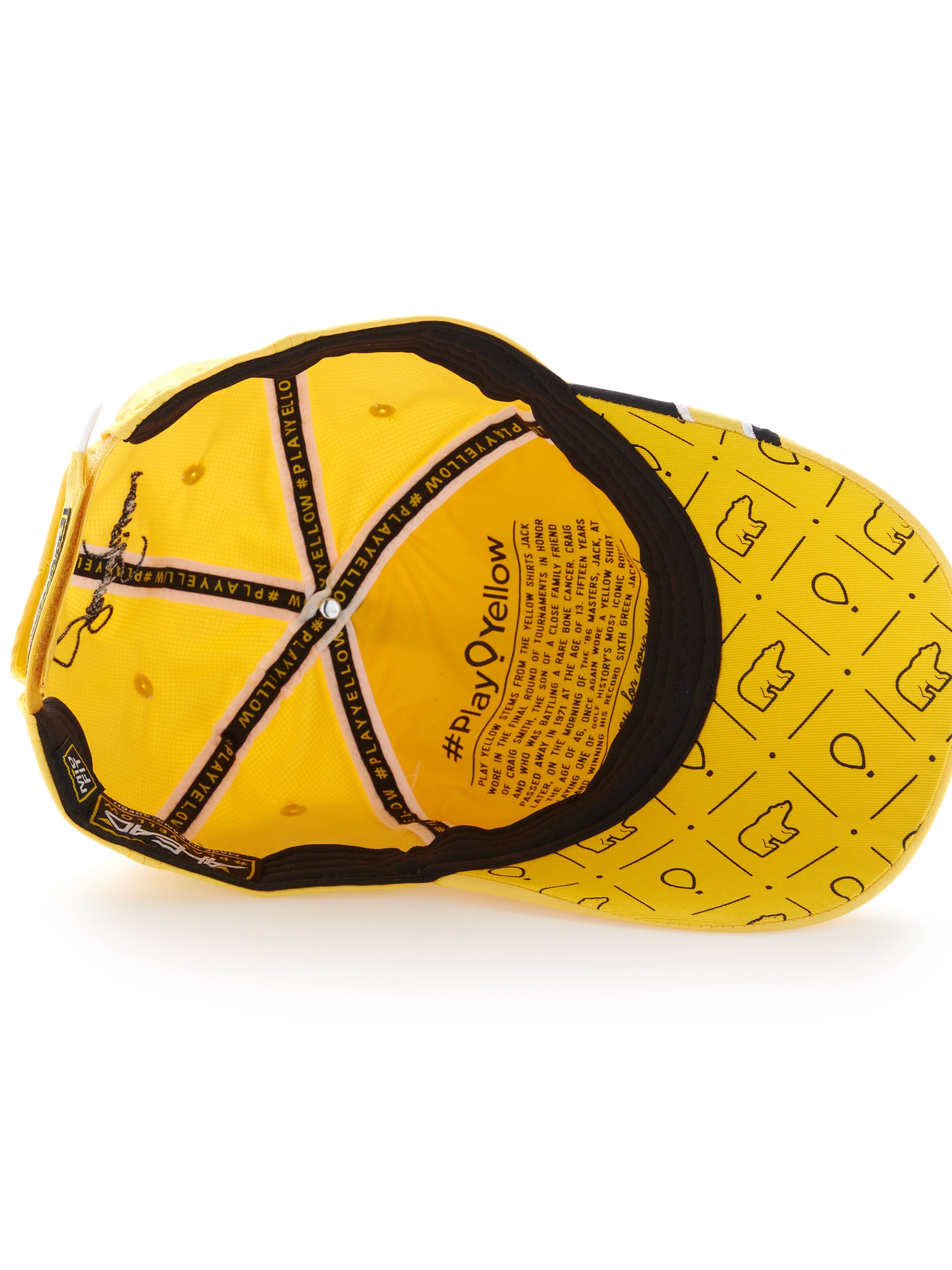 Jack Nicklaus Logo Golf Cap - Yellow – Golf Apparel Shop