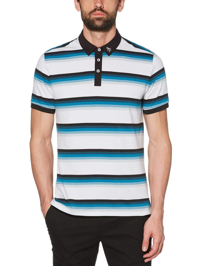 1955 Clubhouse Stripe Golf Polo