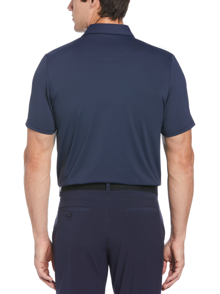 Men's 50s Novelty Print Color Block Golf Polo