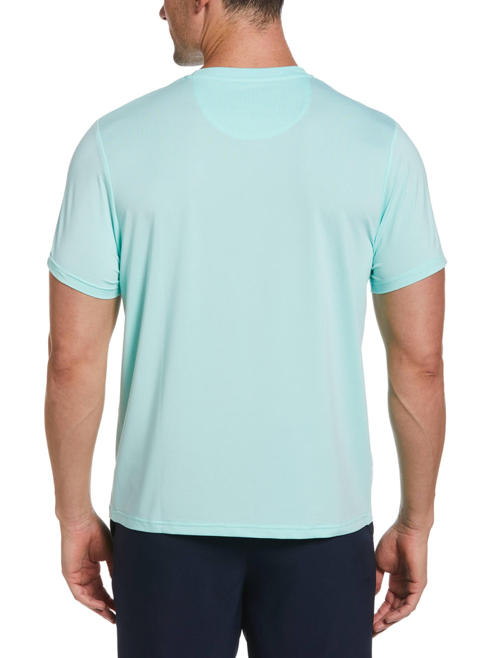 Men's 70s Trademark Peformance Printed Tennis Tee