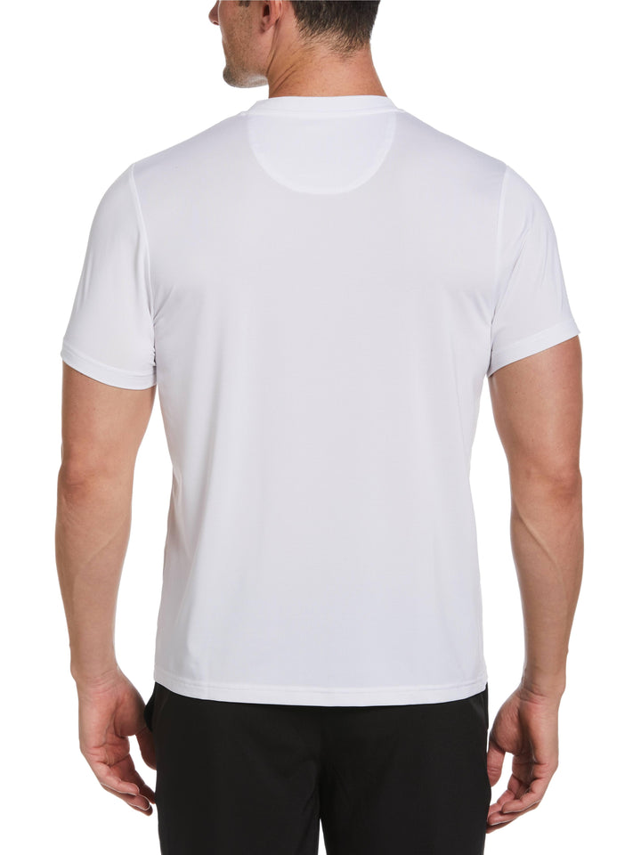 Men's 70s Trademark Peformance Printed Tennis Tee