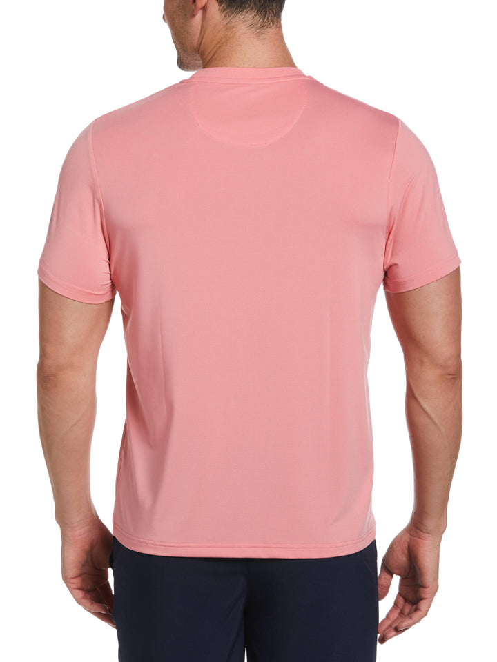Men's 70s Trademark Peformance Printed Tennis Tee