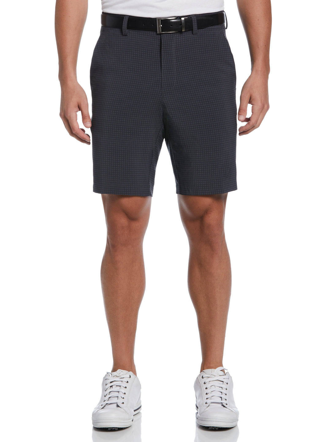 9" Check Print Short (Asphalt) 