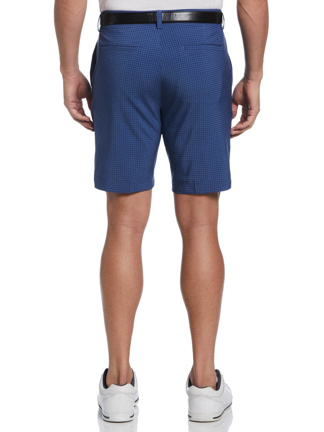 9" Check Print Short (True Navy) 