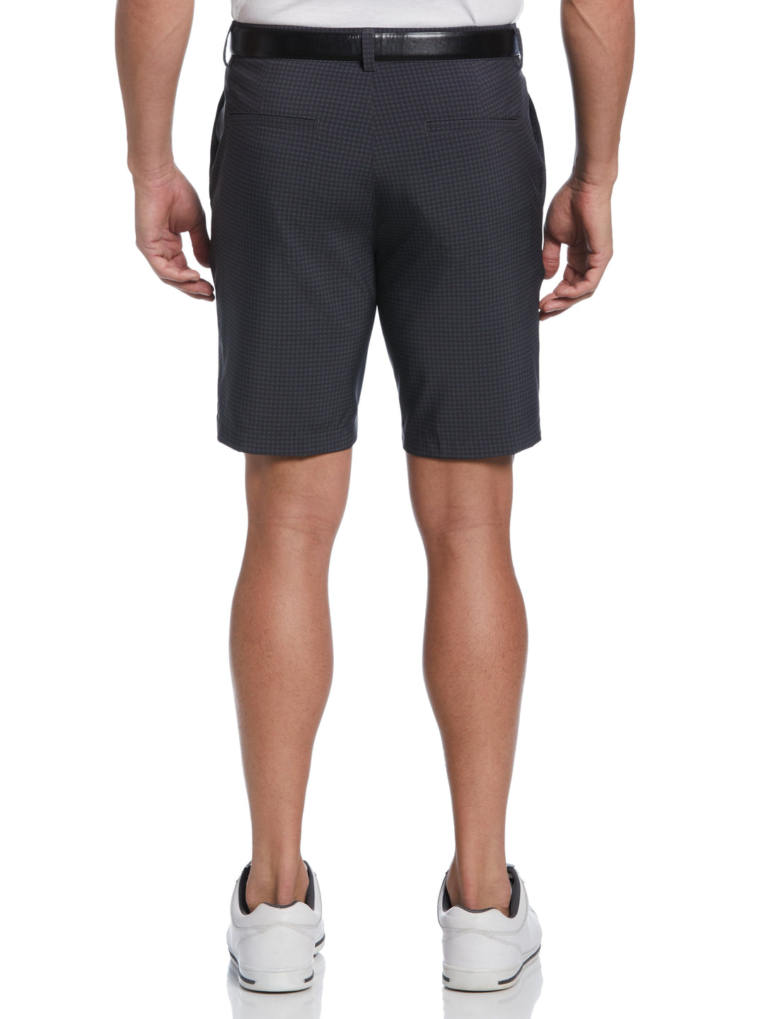 9" Check Print Short (Asphalt) 