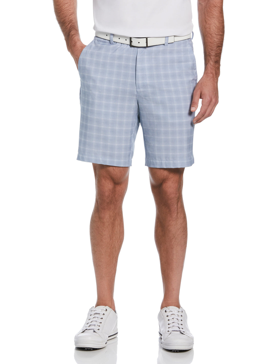 9" Plaid Golf Short (Tradewinds) 