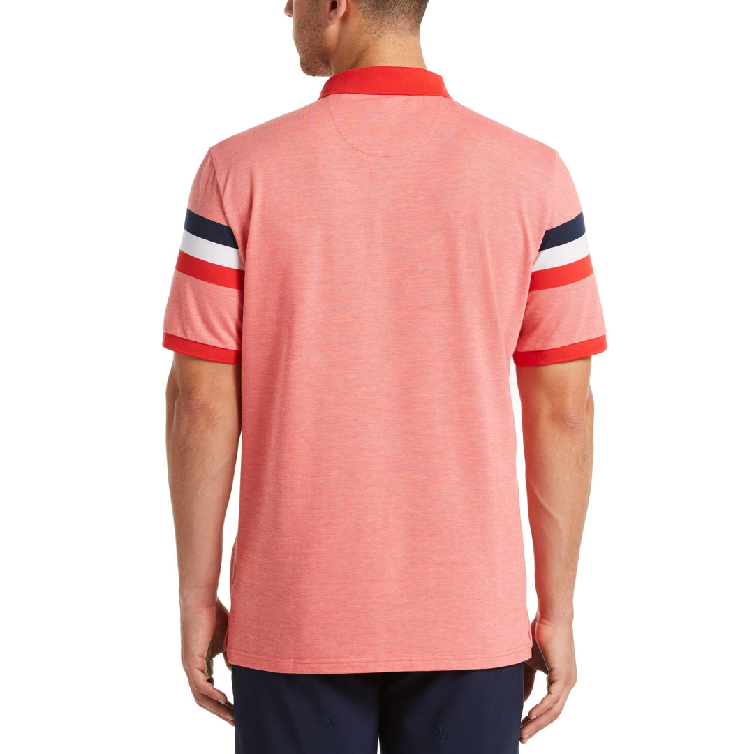 Abbot Block Golf Polo (High Risk Red) 